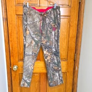 Realtree Camouflage Joggers with Pink Accents